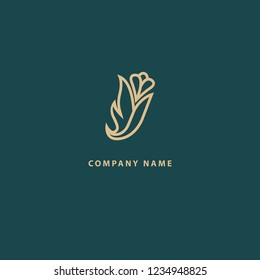 Abstract flower store logo icon vector design. Cosmetics, Spa, Beauty salon Decoration Boutique vector logo. Vector illustration, Graphic Design Editable Design. Floral logo. Flower wedding icon