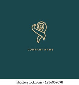 Abstract flower store logo icon vector design. Cosmetics, Spa, Beauty salon Decoration Boutique vector logo. Vector illustration, Graphic Design Editable Design. Floral logo. Flower wedding icon