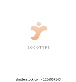 Abstract flower store logo icon vector design. Cosmetics, Spa, Beauty salon Decoration Boutique vector logo. Vector illustration, Graphic Design Editable Design. Floral logo. Flower wedding icon