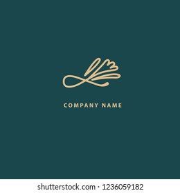Abstract flower store logo icon vector design. Cosmetics, Spa, Beauty salon Decoration Boutique vector logo. Vector illustration, Graphic Design Editable Design. Floral logo. Flower wedding icon