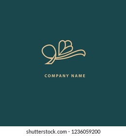 Abstract flower store logo icon vector design. Cosmetics, Spa, Beauty salon Decoration Boutique vector logo. Vector illustration, Graphic Design Editable Design. Floral logo. Flower wedding icon