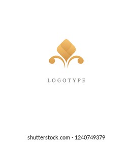 Abstract flower store logo icon vector design. Cosmetics, Spa, Beauty salon Decoration Boutique vector logo. Vector illustration, Graphic Design Editable Design. Floral logo. Flower wedding icon
