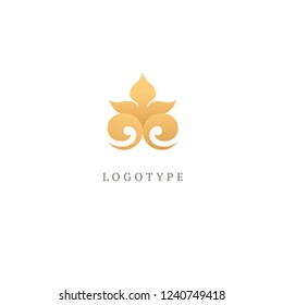 Abstract flower store logo icon vector design. Cosmetics, Spa, Beauty salon Decoration Boutique vector logo. Vector illustration, Graphic Design Editable Design. Floral logo. Flower wedding icon