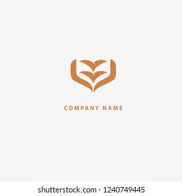 Abstract flower store logo icon vector design. Cosmetics, Spa, Beauty salon Decoration Boutique vector logo. Vector illustration, Graphic Design Editable Design. Floral logo. Flower wedding icon