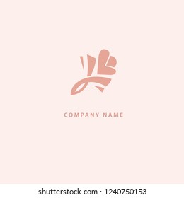 Abstract flower store logo icon vector design. Cosmetics, Spa, Beauty salon Decoration Boutique vector logo. Vector illustration, Graphic Design Editable Design. Floral logo. Flower wedding icon