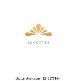 Abstract flower store logo icon vector design. Cosmetics, Spa, Beauty salon Decoration Boutique vector logo. Floral logo. Flower wedding icon. Luxury spring and summer, emblem.