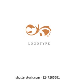 Abstract flower store logo icon vector design. Cosmetics, Spa, Beauty salon Decoration Boutique vector logo. Floral logo. Flower wedding icon. Luxury spring and summer, emblem.