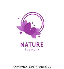 Abstract flower store logo icon vector design. Cosmetics, Spa, Beauty salon Decoration Boutique vector logo. Vector illustration, Graphic Design Editable Design. Floral logo. Flower wedding icon