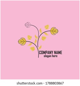 Abstract flower store logo icon vector design. Cosmetics, Spa, Beauty salon Decoration Boutique vector logo. Vector illustration, Graphic Design Editable Design. Floral logo. Flower wedding icon
