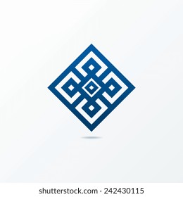 Abstract Flower Symbol
