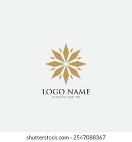 Abstract Flower Symbol, nature, leaf,  flower logo fully editable vector template