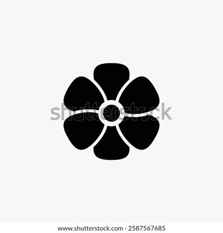 Abstract Flower Symbol, nature, leaf, flower logo fully editable vector template