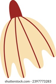 Ilustración del vector del símbolo de flor abstracto