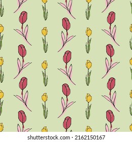 Abstract flower and tulip collection for quilting, sewing, textiles, wallpaper, pillows, POD.