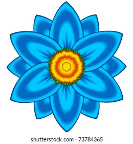 Abstract flower for various design