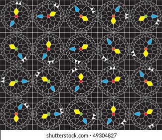 Abstract flower vector