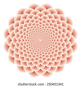 Abstract flower vector background.