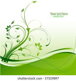 abstract flower vector background