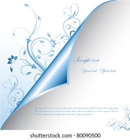 Abstract flower vector background