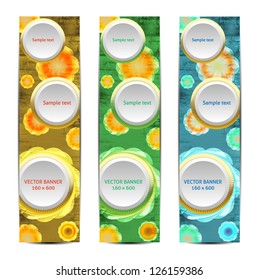 Abstract Flower Vector Background / Brochure Template / Banner. eps 10
