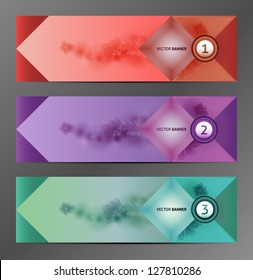Abstract Flower Vector Background / Brochure Template / Banner. eps 10