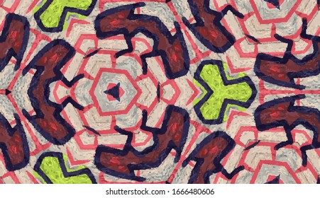 Abstract flower vector background design with vivid colors