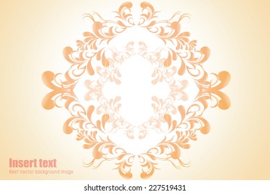 Abstract flower vector design - Creative illustration eps10