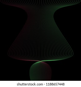  Abstract flower. Vector illustration