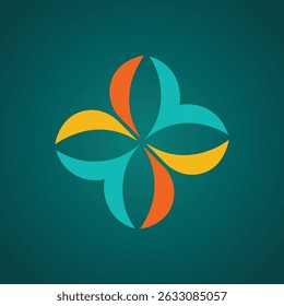  abstract flower abstract vector illustration