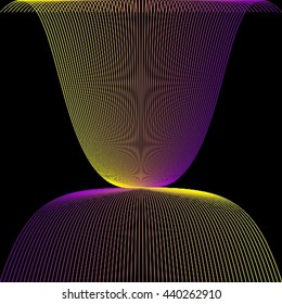 Abstract flower. Vector illustration