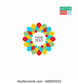 Abstract Flower Vector illustration