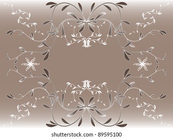 Abstract flower vector illustration