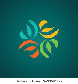  abstract flower vector illustration eps
