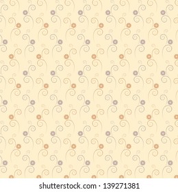 abstract flower vector pattern background