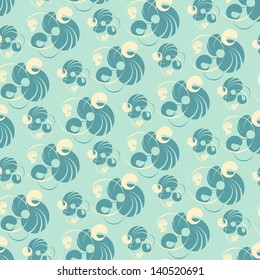 abstract flower vector pattern background