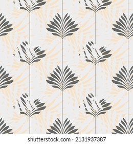 Abstract Flower Vector Pattern, Repeating Abstract Flower In Thai Or Chinses Styles. Pattern Is Clean For Fabric, Wallpaper, Printing. Pattern Is On Swatches Panel