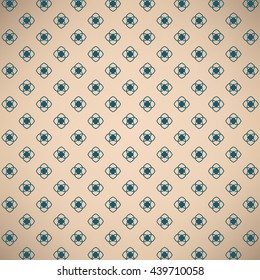 Abstract flower vintage pattern 