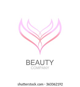 Abstract flower,Health care, medical, yoga, spa or beauty logo