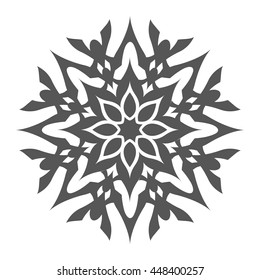 Abstract flower.Ornament Pattern.Decorative element.