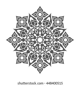 Abstract flower.Ornament Pattern.Decorative element.