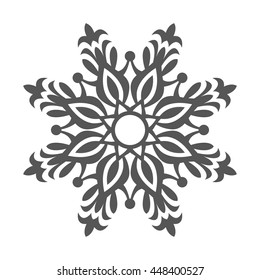 Abstract flower.Ornament Pattern.Decorative element.