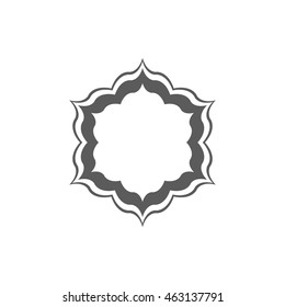 Abstract flower.Ornament Pattern.Decorative element.