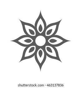 Abstract flower.Ornament Pattern.Decorative element.