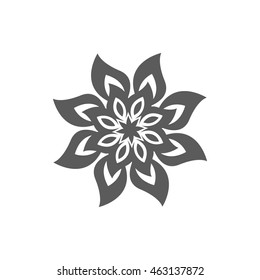 Abstract flower.Ornament Pattern.Decorative element.