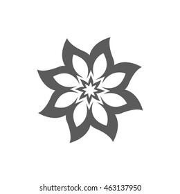 Abstract flower.Ornament Pattern.Decorative element.