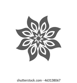 Abstract flower.Ornament Pattern.Decorative element.
