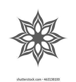 Abstract flower.Ornament Pattern.Decorative element.