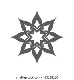 Abstract flower.Ornament Pattern.Decorative element.