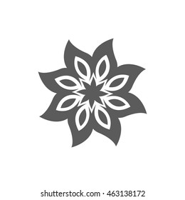 Abstract flower.Ornament Pattern.Decorative element.