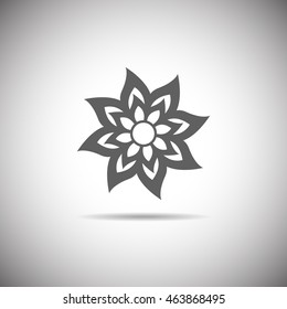 Abstract flower.Ornament Pattern.Decorative element.